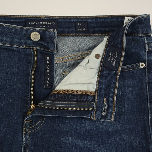 Lucky Brand Women's Mid Rise Hayden Skinny Blue Denim Jeans Size 10/30 Reg - Picture 4 of 16